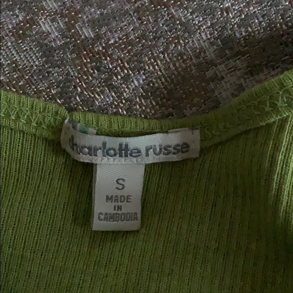 Charlotte Russe Glitter Tank Top Size Small - Picture 2 of 3